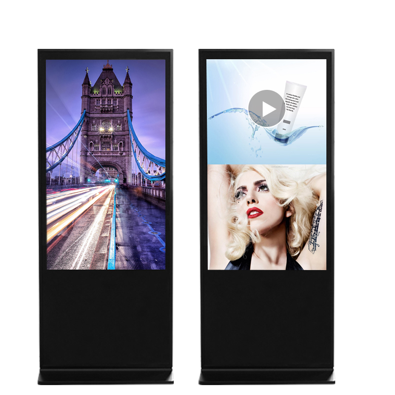 55-дюймовый сенсорный экран Настенный ЖК-панель Ad Player 