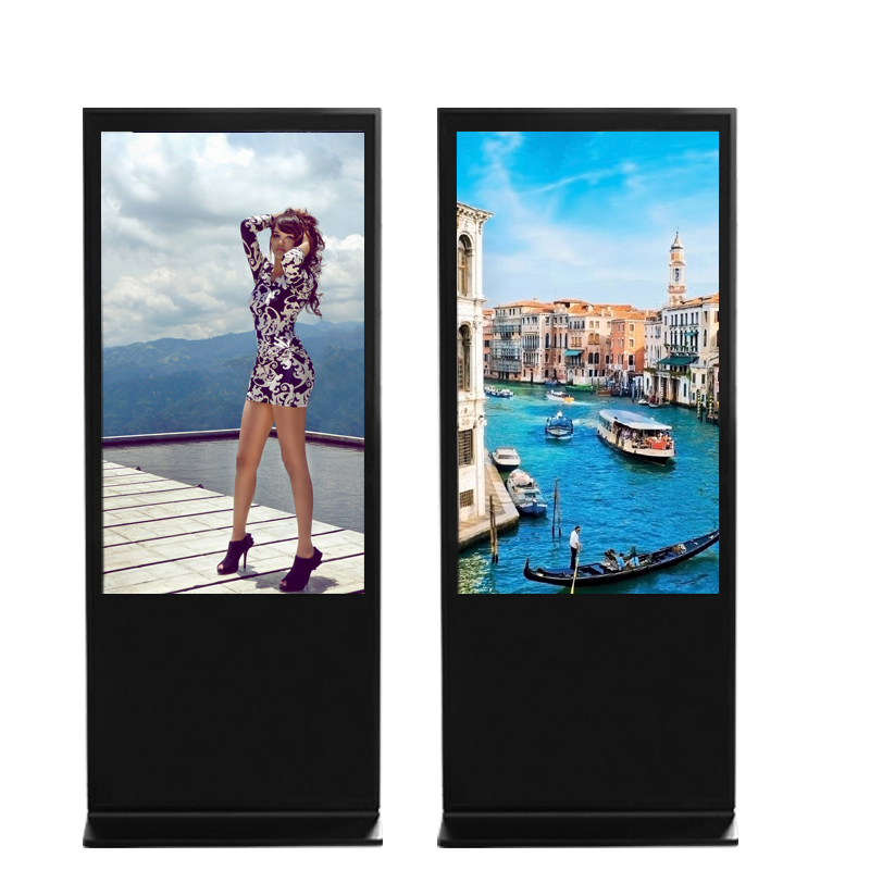 Настенный рекламный дисплей Вертикальный сенсорный экран для бизнеса