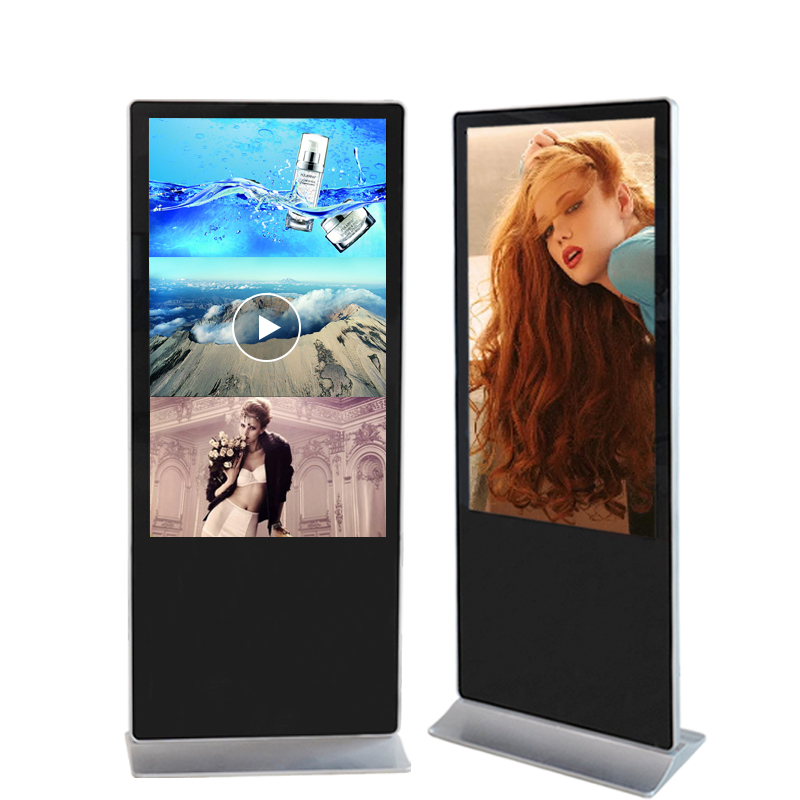 Коммерчески настенный рекламный дисплей вертикальный сенсорный экран
